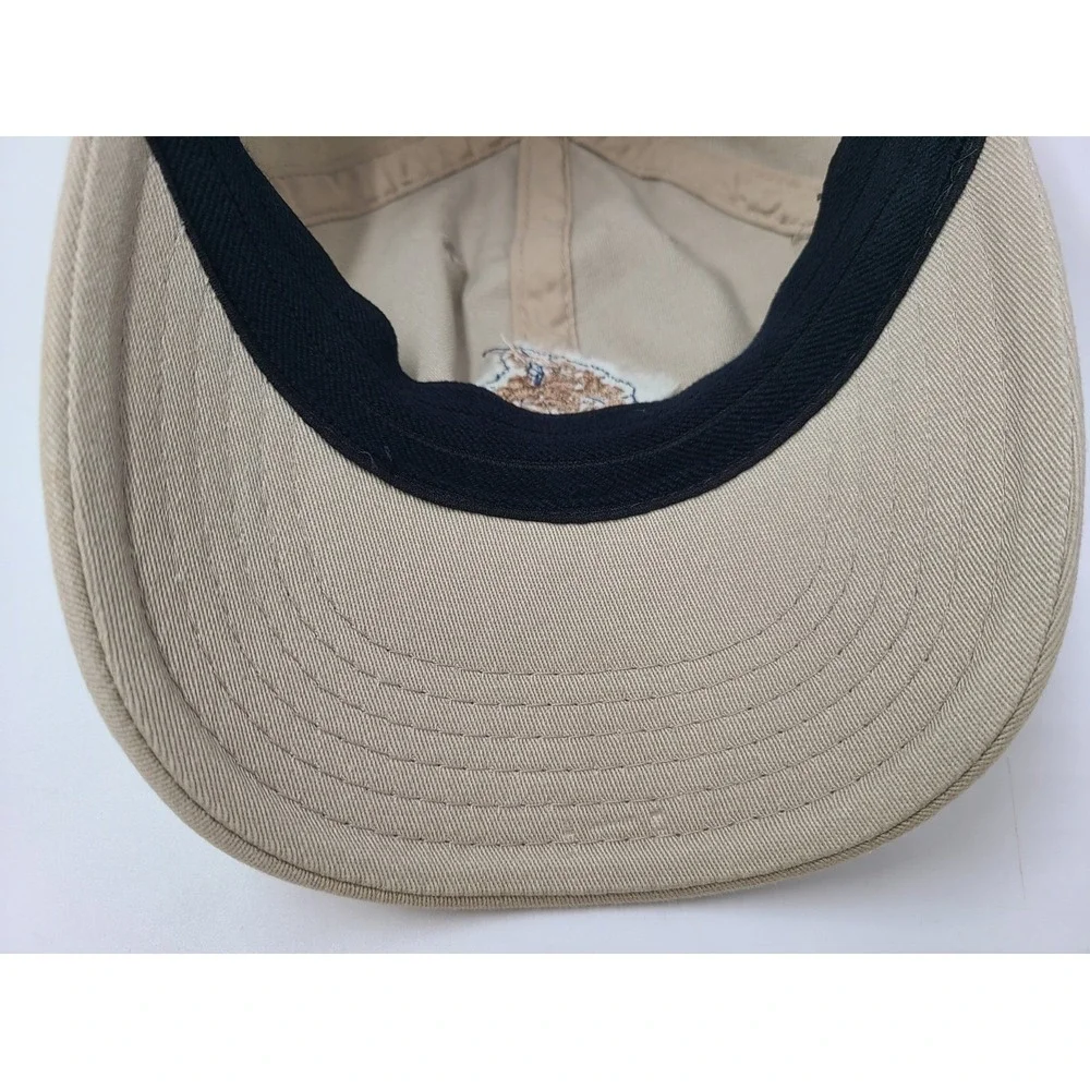 Lochinvar‎ Golf Club Flex Fitted OSFA Hat Cap Course Houston TX Men Women Beige